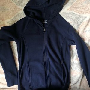 Navy Blue Zip up sweatshirt